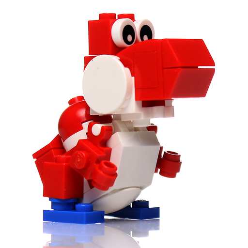 Friendly Red Dino - Custom Set made using LEGO parts (LEGO) - Premium Custom LEGO Kit - Just $14.99! Shop now at Retro Gaming of Denver