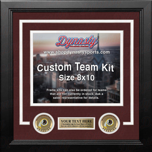Washington Redskins Custom NFL Football 8x10 Picture Frame Kit (Multiple Colors) - for just $29.99! 