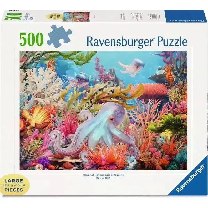Reef Life 500 Large Piece Jigsaw Puzzle Ravensburger - for just $24.99! 