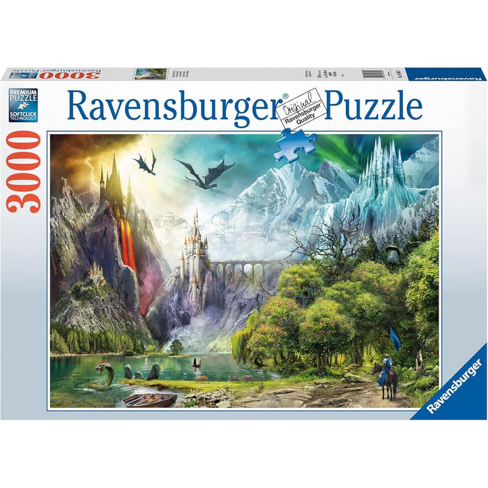 Reign of Dragons 3000 Piece Jigsaw Puzzle Ravensburger - for just $49.99! 