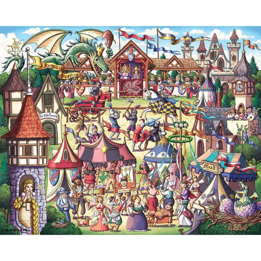 Renaissance Fair 210 Piece Jigsaw Puzzle Boardwalk - for just $11.99! 