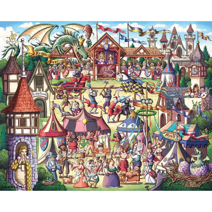 Renaissance Fair 210 Piece Jigsaw Puzzle Boardwalk - for just $11.99! 