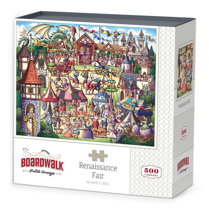 Renaissance Fair 500 Piece Jigsaw Puzzle Boardwalk - for just $21.99! 