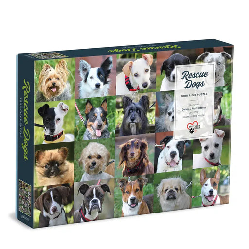 Rescue Dogs 1000 Piece Jigsaw Puzzle Galison - for just $19.99! 