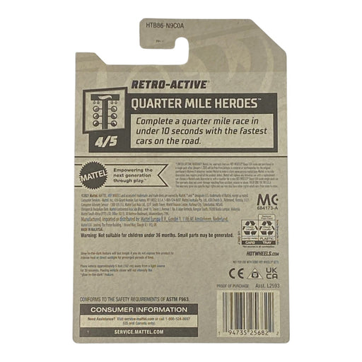 Hot Wheels Retro-Active - Quarter Mile Heroes Series 4/5 - for just $1.79! 