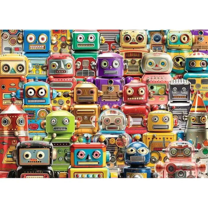 Retro Robots 500 Large Piece Jigsaw Puzzle Ravensburger - for just $24.99! 