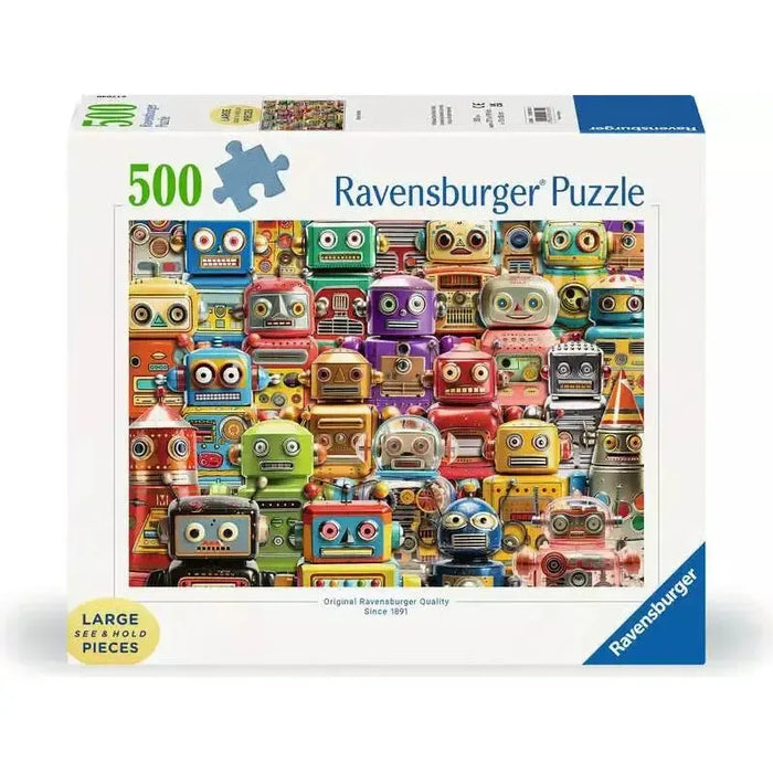 Retro Robots 500 Large Piece Jigsaw Puzzle Ravensburger - for just $24.99! 