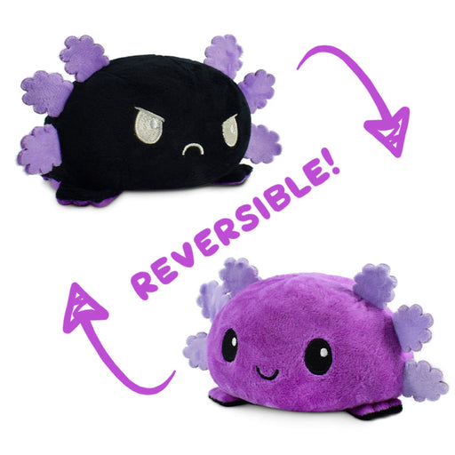 TeeTurtle Reversible Axolotl: Purple/Black (Mini) - Premium Toys and Collectible - Just $16.99! Shop now at Retro Gaming of Denver