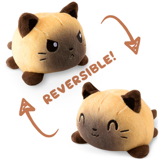 TeeTurtle Reversible Cat: Siamese (Mini) - Premium Toys and Collectible - Just $16.99! Shop now at Retro Gaming of Denver