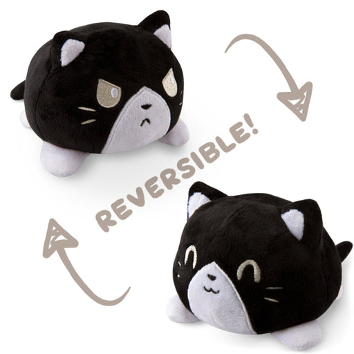 TeeTurtle Reversible Cat: Tuxedo (Mini) - Premium Toys and Collectible - Just $16.99! Shop now at Retro Gaming of Denver