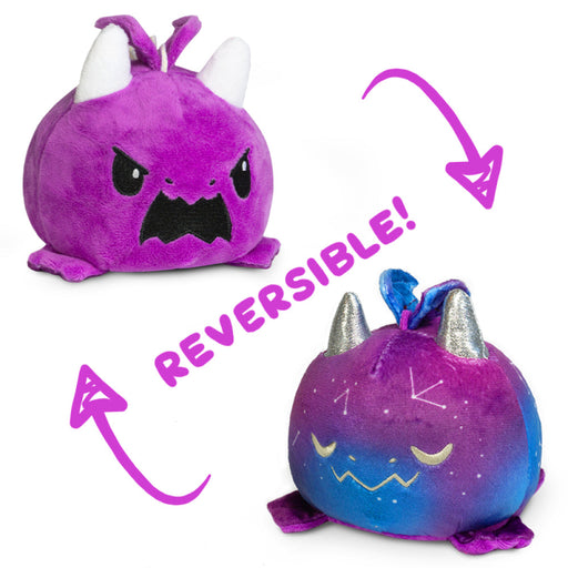 TeeTurtle Reversible Dragon: Galaxy/Purple (Mini) - Premium Toys and Collectible - Just $16.99! Shop now at Retro Gaming of Denver