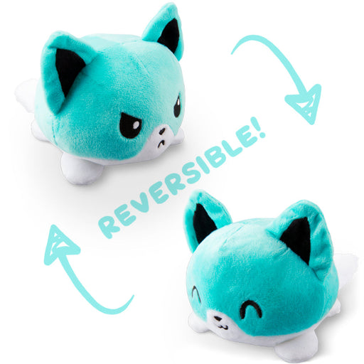 TeeTurtle Reversible Fox: Aqua (Mini) - Premium Toys and Collectible - Just $16.99! Shop now at Retro Gaming of Denver