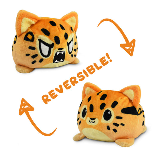 TeeTurtle Reversible Leopard: Orange (Mini) - Premium Toys and Collectible - Just $16.99! Shop now at Retro Gaming of Denver