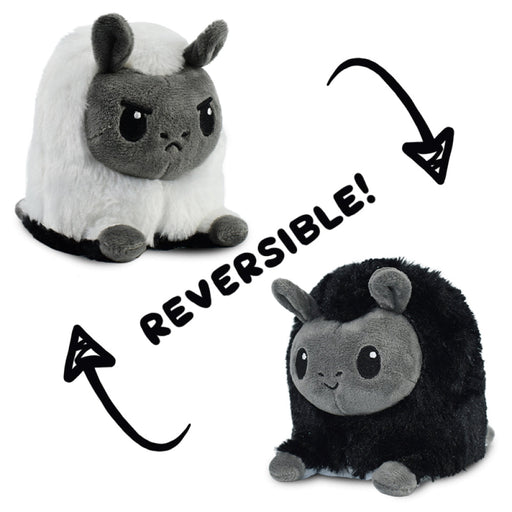 TeeTurtle Reversible Llama: Black/White (Mini) - Premium Toys and Collectible - Just $16.99! Shop now at Retro Gaming of Denver