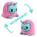TeeTurtle Reversible Llama: Aqua/Pink (Mini) - Premium Toys and Collectible - Just $16.99! Shop now at Retro Gaming of Denver