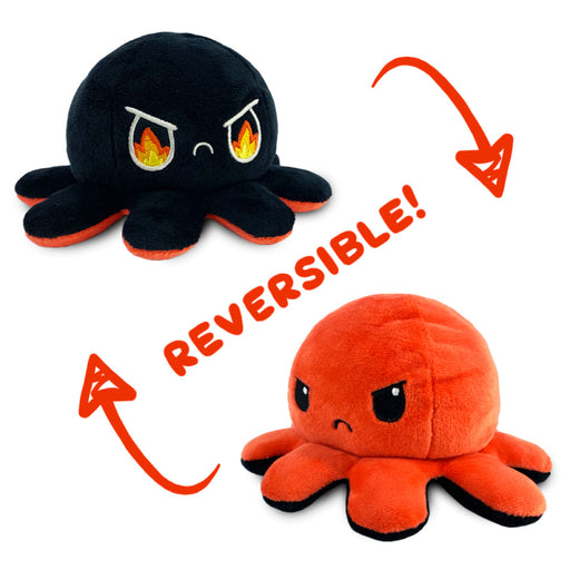 TeeTurtle Reversible Octopus: Red/Black (Mini) - for just $16.99! 