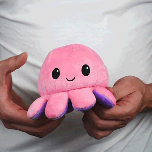 TeeTurtle Reversible Octopus: Pink/Purple (Mini) - for just $16.99! 
