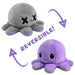 TeeTurtle Reversible Octopus: Purple/Gray (Mini) - for just $16.99! 