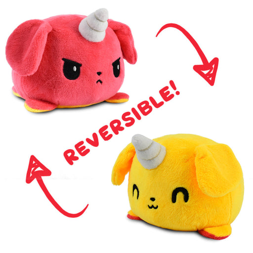 TeeTurtle Reversible Puppicorn: Yellow/Red (Mini) - Premium Toys and Collectible - Just $16.99! Shop now at Retro Gaming of Denver