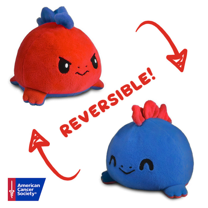 TeeTurtle Reversible Stegosaurus: Blue/Red (Mini) - for just $16.99! 