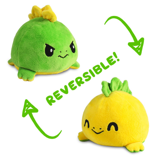 TeeTurtle Reversible Stegosaurus: Yellow/Green (Mini) - Premium Toys and Collectible - Just $16.99! Shop now at Retro Gaming of Denver