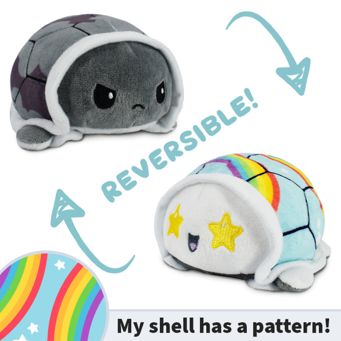 TeeTurtle Reversible Turtle: Rainbow/Storm Clouds (Mini) - for just $16.99! 