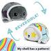 TeeTurtle Reversible Turtle: Rainbow/Storm Clouds (Mini) - for just $16.99! 