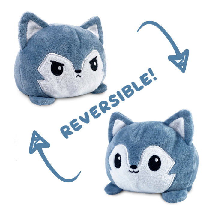TeeTurtle Reversible Wolf: Gray (Mini) - for just $16.99! 
