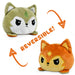 TeeTurtle Reversible Wolf: Spring/Summer (Mini) - Just $16.99! Shop now at Retro Gaming of Denver