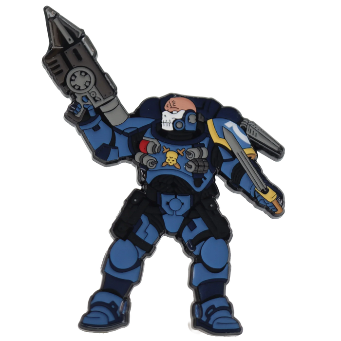 Foam Brain Mystery Loot: 40K Enamel Pins - Ultramarines vs Tyranids - for just $11.99! 