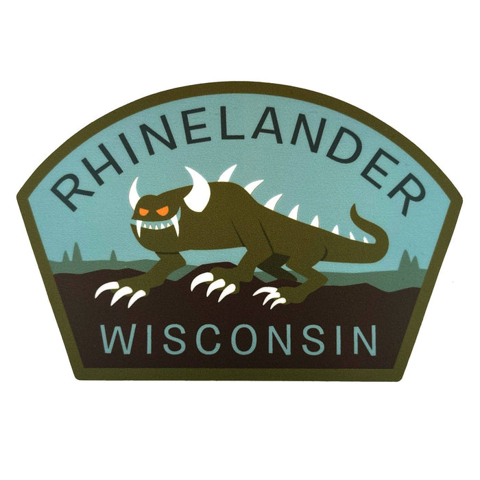 Rhinelander, Wisconsin Travel Sticker - for just $4! 