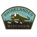 Rhinelander, Wisconsin Travel Sticker - for just $4! 
