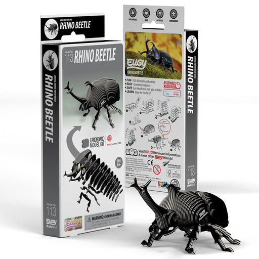 Rhino Beetle 3D Cardboard Model Kit Eugy - for just $11.99! 
