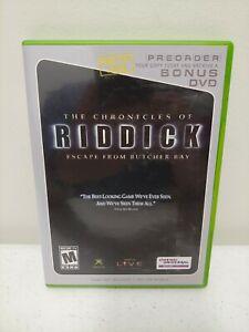 The Chronicles Of Riddick: Escape From Butcher Bay With Bonus DVD (Xbox) - for just $0! 