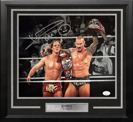 Riddle RK-Bro Autographed Framed WWE Wrestling Photo - for just $139.99! 