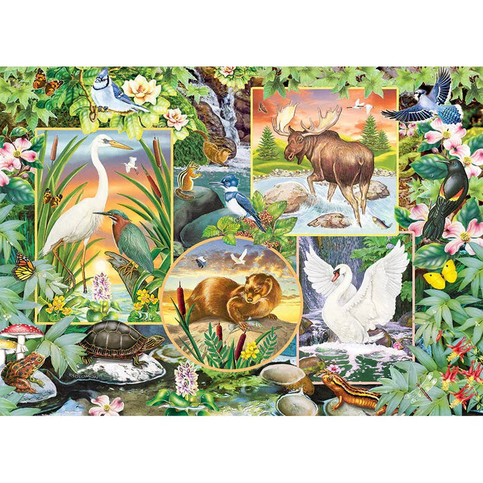 River Magic 350 Piece Family Jigsaw Puzzle Cobble Hill - for just $17.99! 