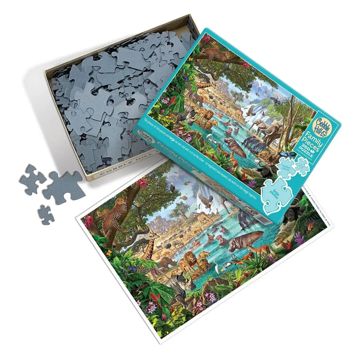 River of Life 350 Piece Family Jigsaw Puzzle Cobble Hill - for just $17.99! 