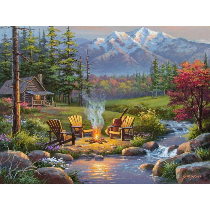 Riverside Livingroom 750 Piece Jigsaw Puzzle Ravensburger - for just $29.99! 