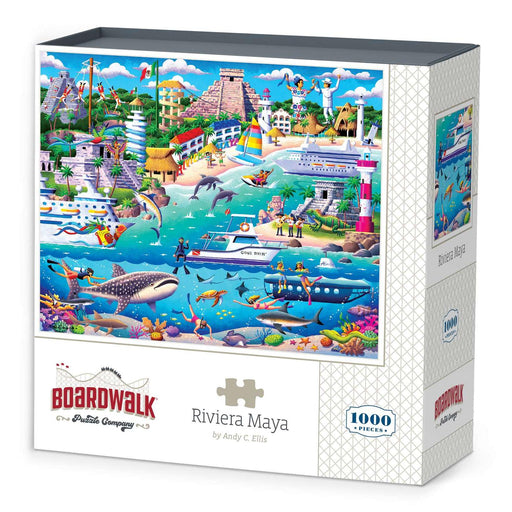 Riviera Maya 1000 Piece Jigsaw Puzzle Boardwalk - for just $23.99! 