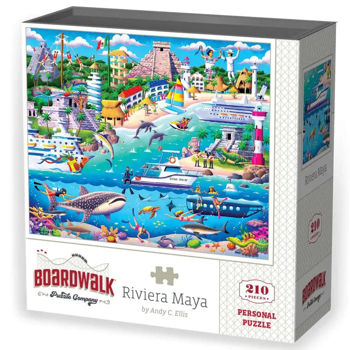 Riviera Maya 210 Piece Jigsaw Puzzle Boardwalk - for just $11.99! 