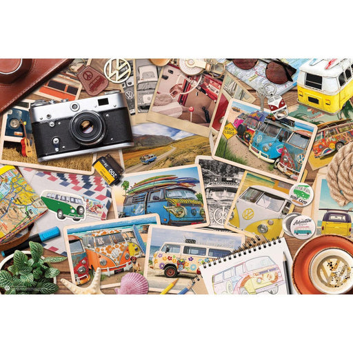 Road Trips VW Bus 550 Piece Jigsaw Puzzle in Tin Eurographics - for just $23.99! 