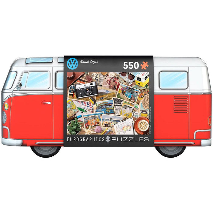 Road Trips VW Bus 550 Piece Jigsaw Puzzle in Tin Eurographics - for just $24.99! 
