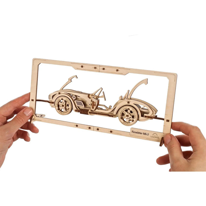 Roadster MK3 2.5D Wood Model Kit UGEARS - for just $26.99! 