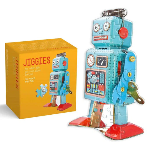 Robot 38 Piece Mini Jigsaw Puzzle Gibbs Smith - for just $12.99! 
