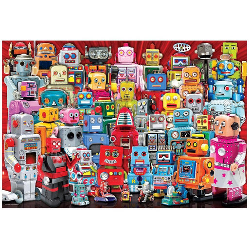 Robots Lunch Bag & 100 Piece Jigsaw Puzzle Eurographics - for just $19.99! 