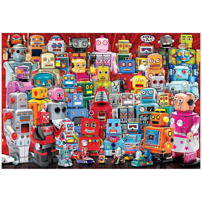 Robots Lunch Bag & 100 Piece Jigsaw Puzzle Eurographics - for just $19.99! 