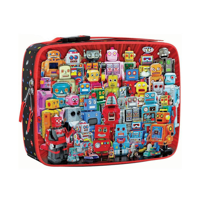 Robots Lunch Bag & 100 Piece Jigsaw Puzzle Eurographics - for just $19.99! 