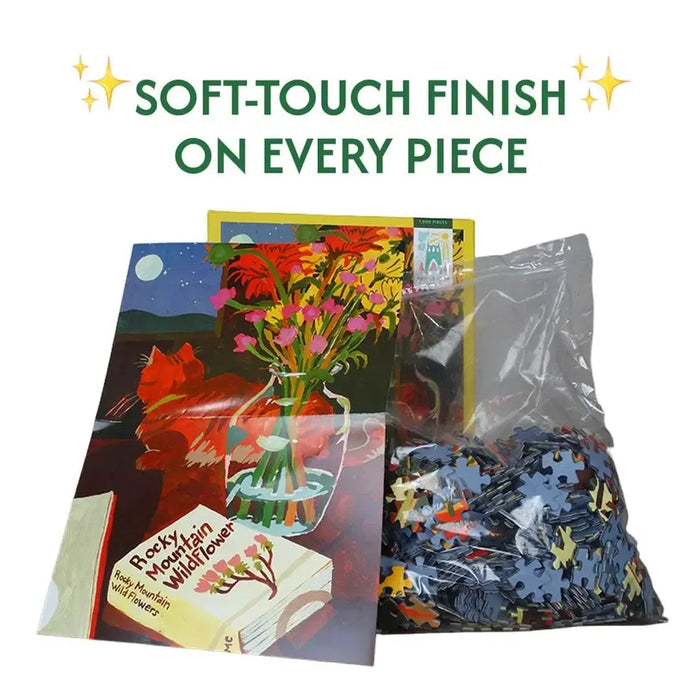 Rocky Mountain Flowers by Allie Yacina 1000 Piece Jigsaw Puzzle Bridgetown - for just $29.99! 