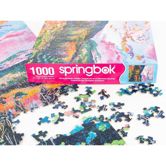 Rocky Mountain Twilight 1000 Piece Jigsaw Puzzle Springbok - for just $19.99! 