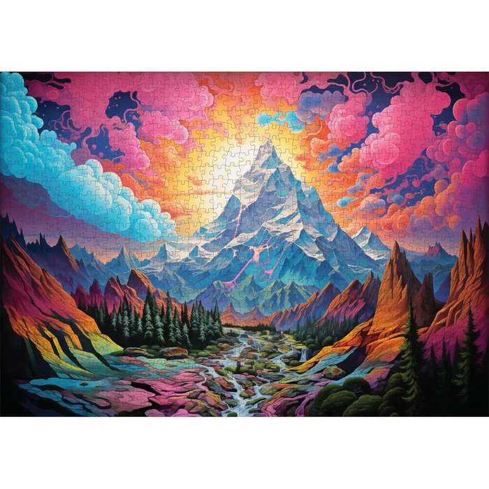 Rocky Ridges 1000 Piece Jigsaw Puzzle Trippy - for just $19.99! 